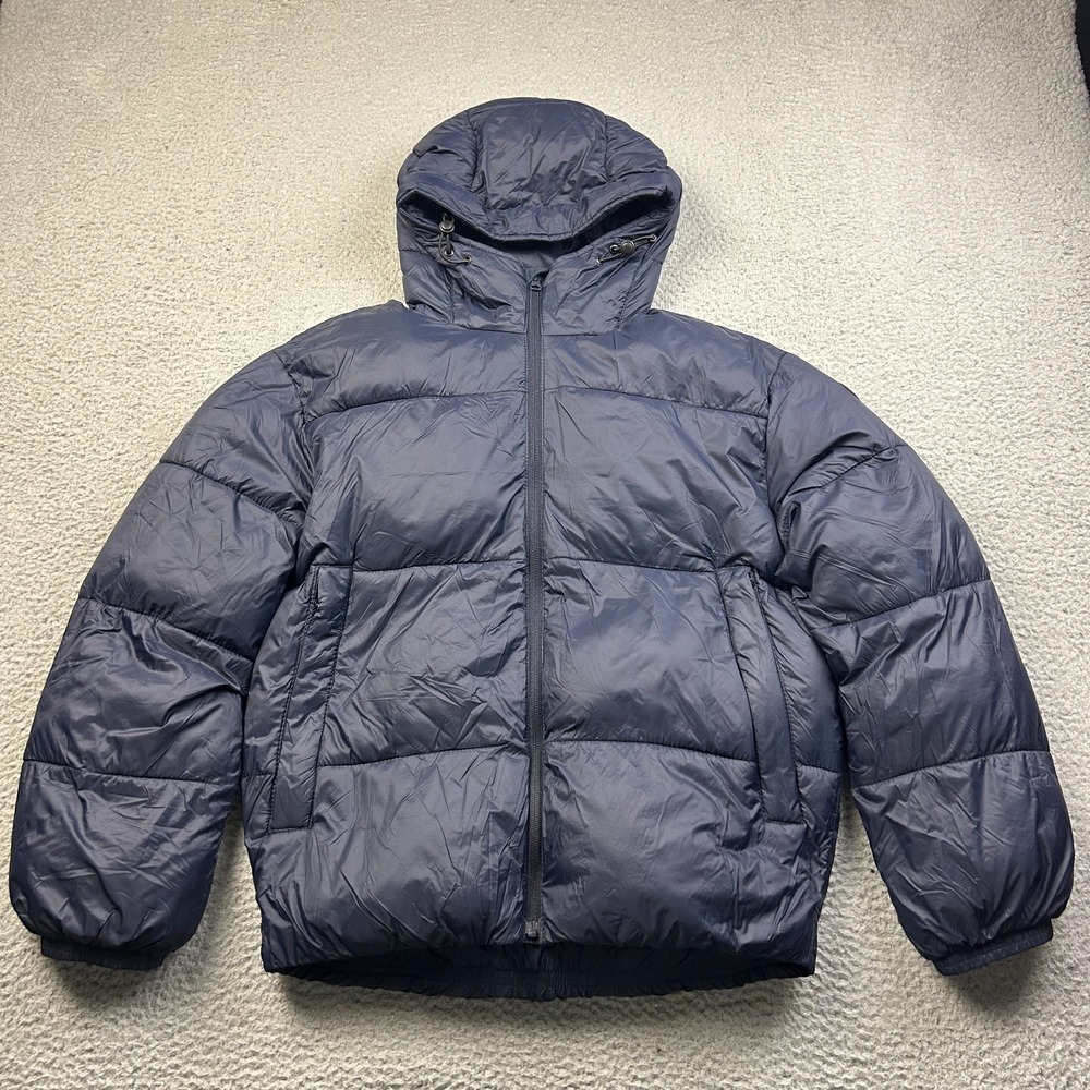 Abercrombie Jacket Mens Navy Ultra Puffer Packable Hooded Down Winter Coat XS